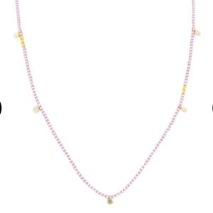 9 Madewell Stunning Coral & White Artisan Long Beaded Necklaces Set